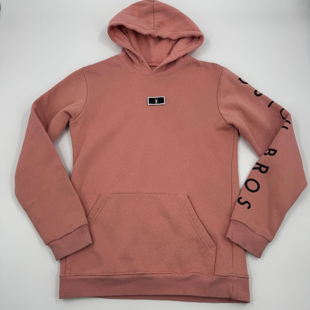 Dutch Bros Coffee Pink Hoodie‎ Sweatshirt Long Sleeve Small Designed in Oregon